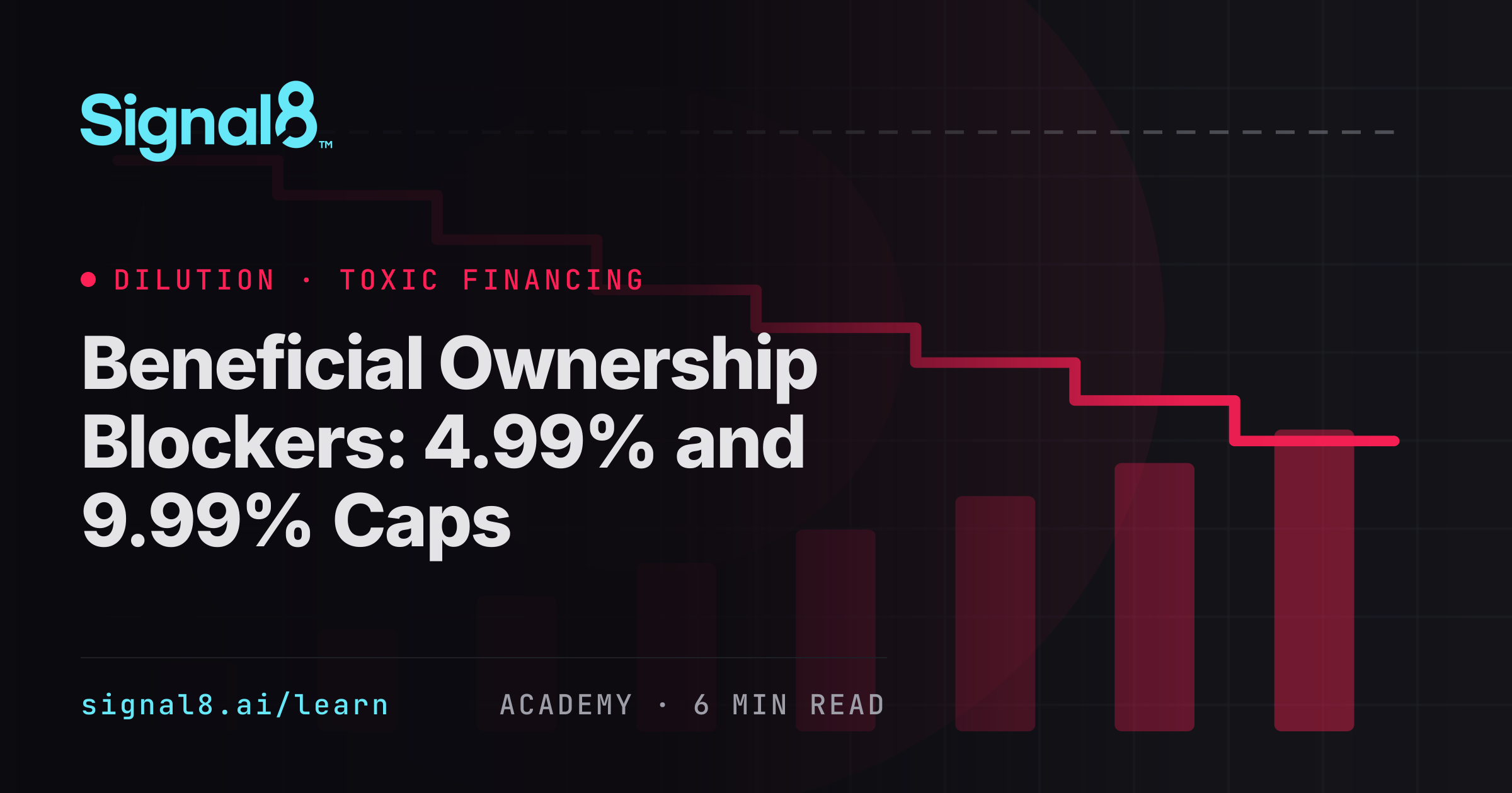 Beneficial Ownership Blockers: 4.99% and 9.99% Caps | Signal8
